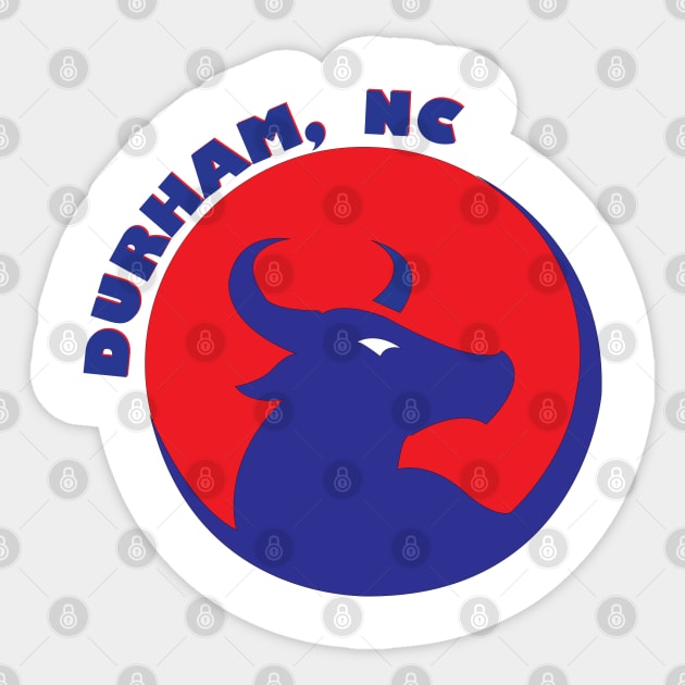 Durham NC Sticker by DickinsonDesign